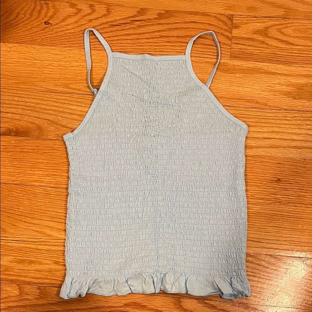 SO Light Blue Smocked Camisole